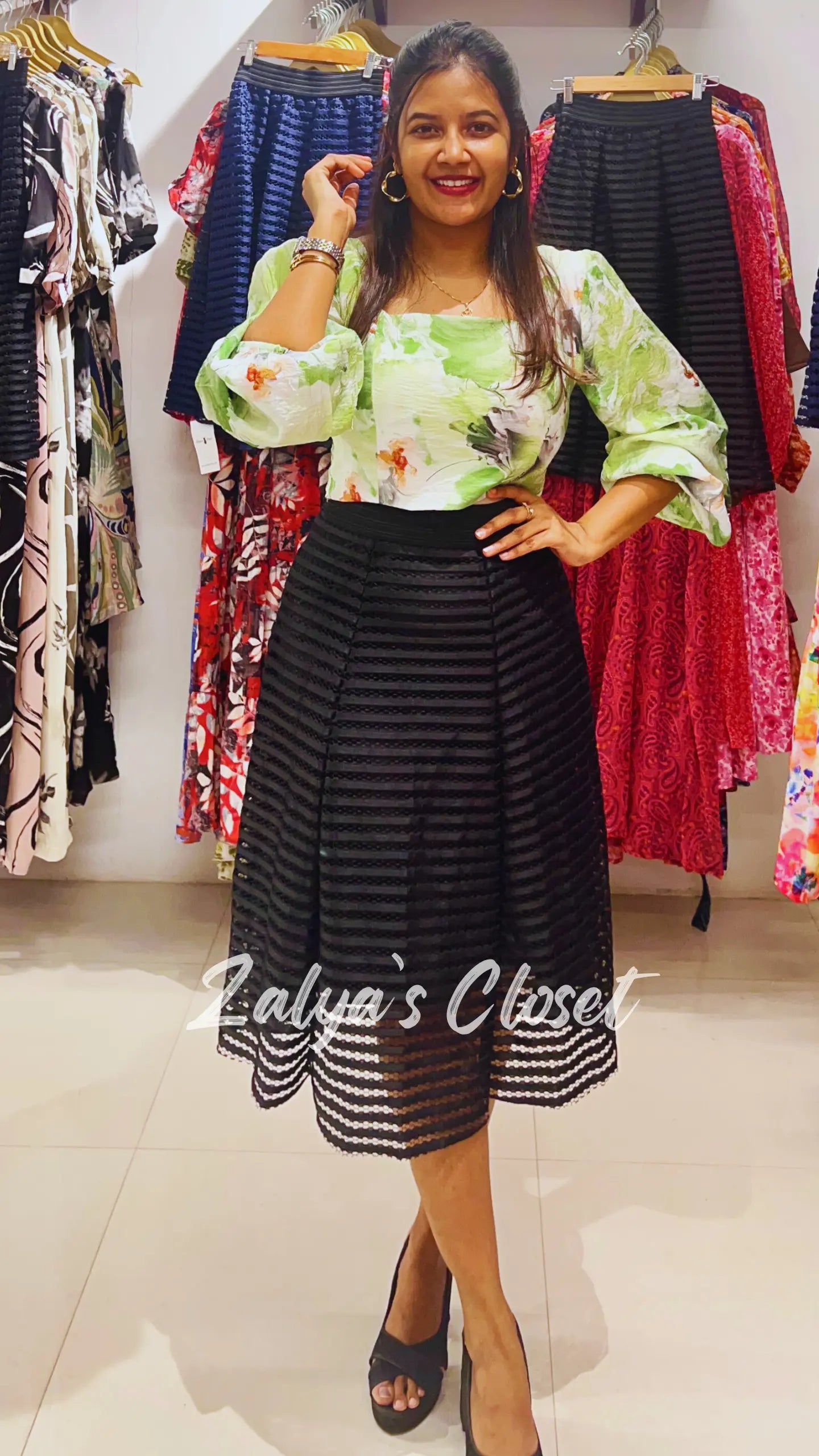 Square Neck Cotton Smocking Top image 6