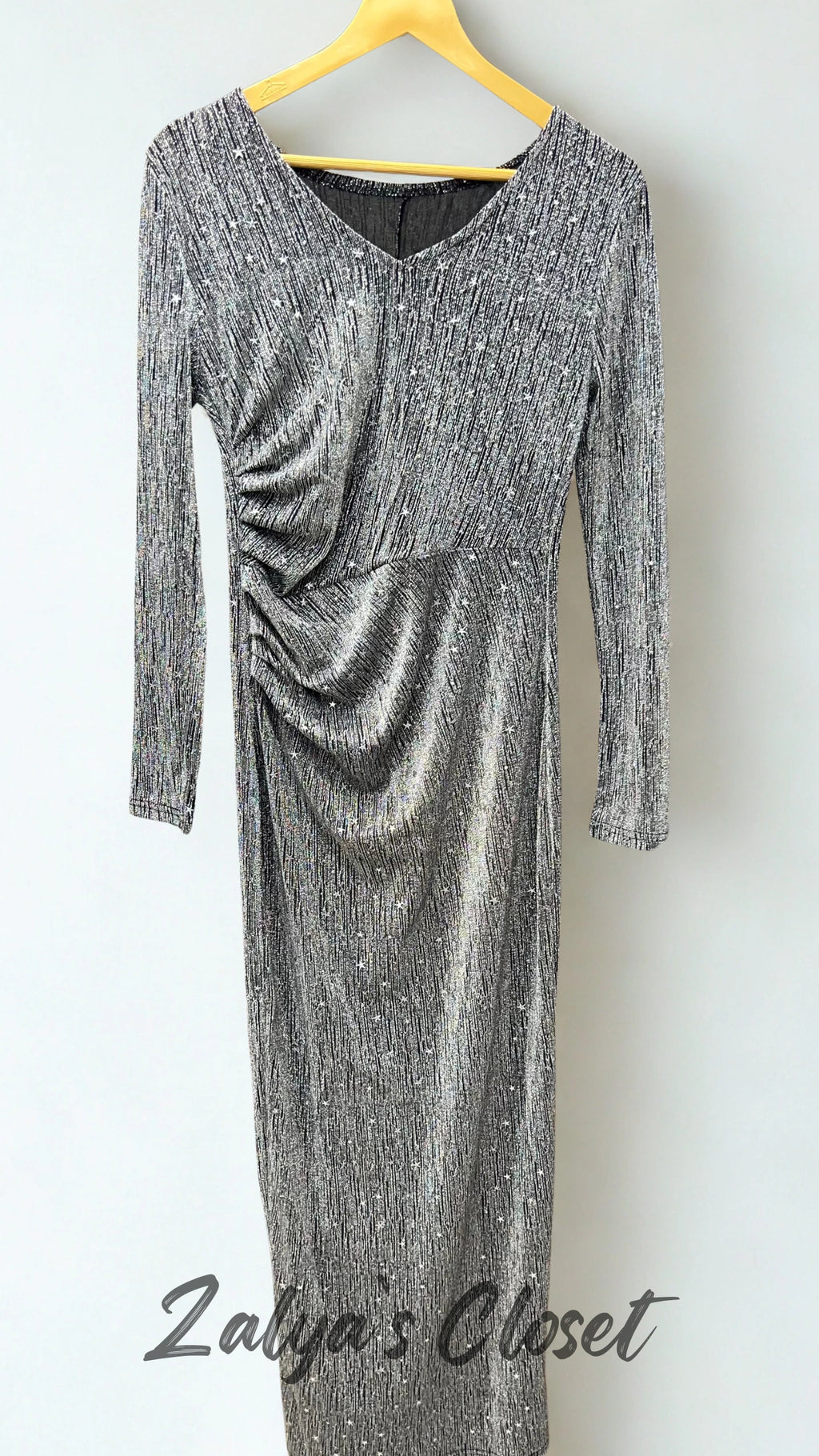 Imported Shimmer Bodycon Dress image 4