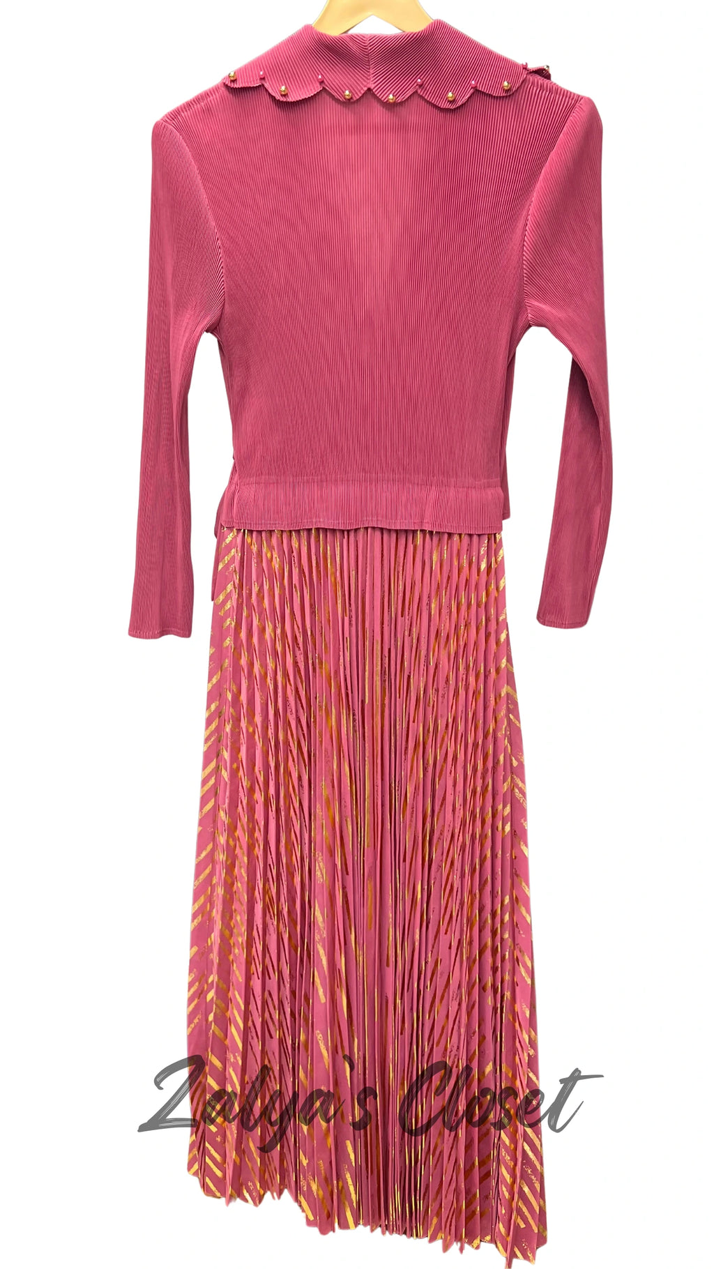 Imported Party Wear Foil Work Magic Dress image 2