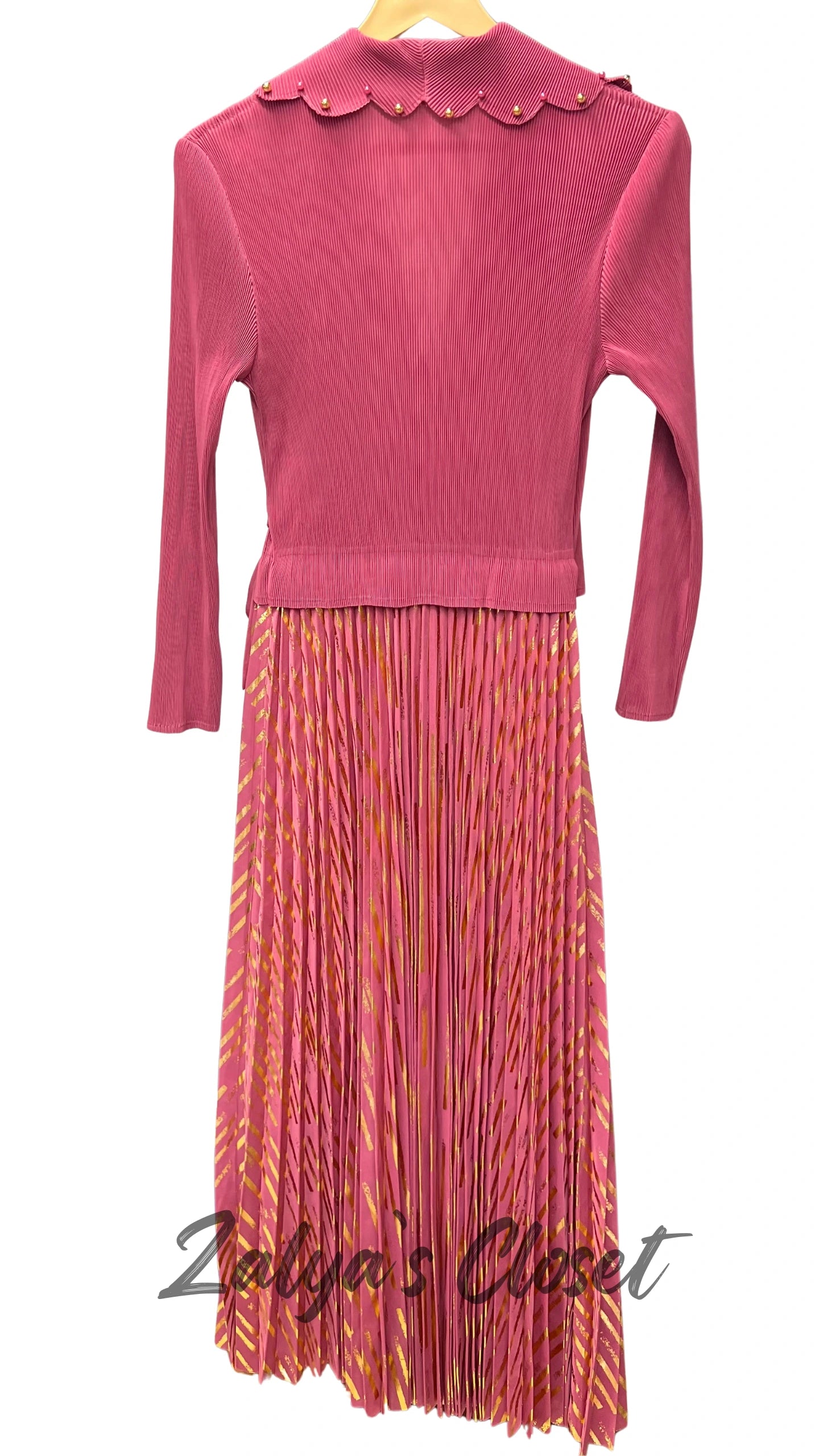 Imported Party Wear Foil Work Magic Dress image 2