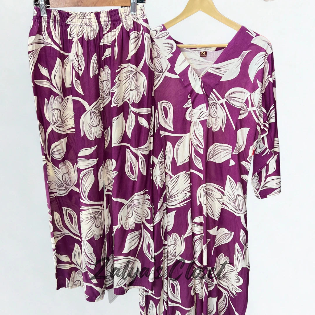 Cotton Same Print Kurta and Pant Co-ord Set image 7