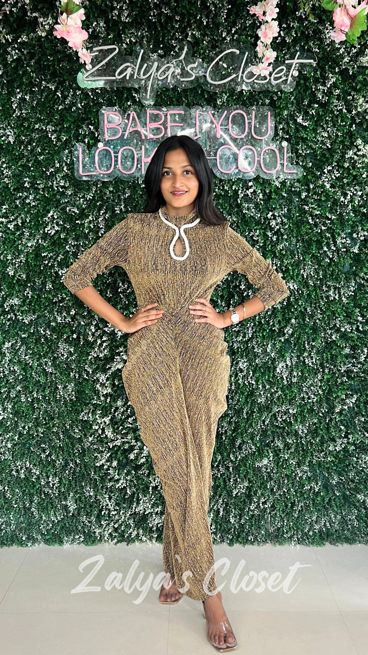 Imported Keyhole Design Dress image 6