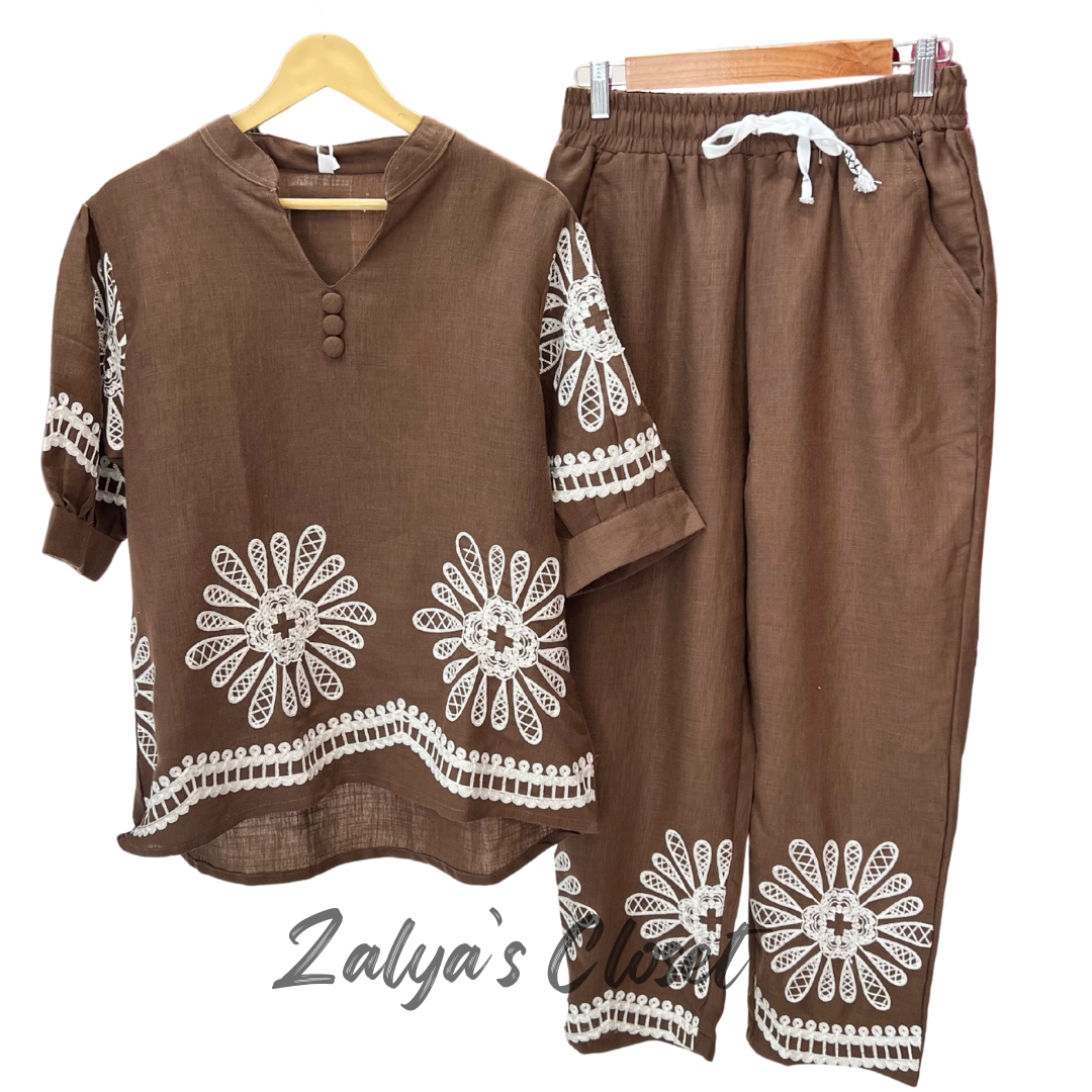 Cropped Pant and Top Co-ord Set image 16