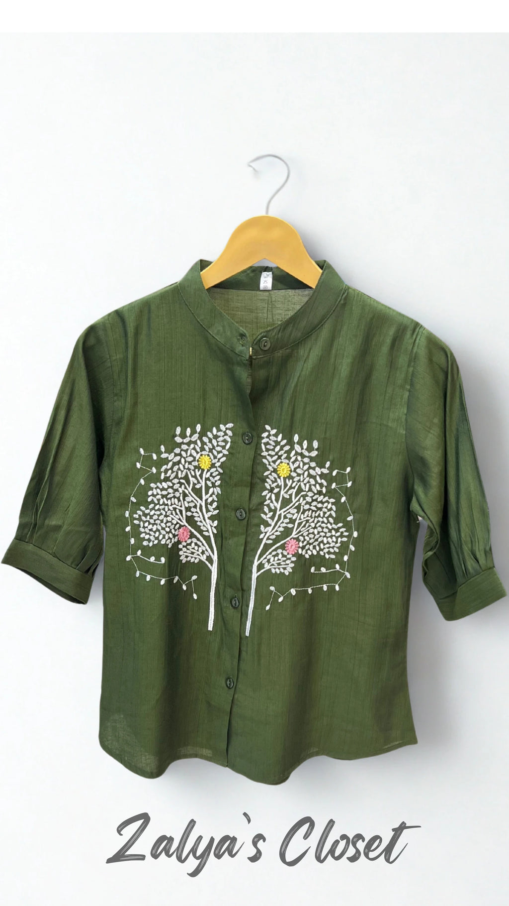 Middle Embroidered Tops image 4