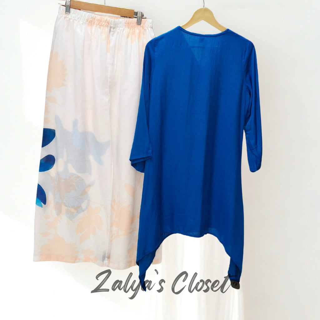 Flower Printed Asymmetrical Co-ord Set image 5