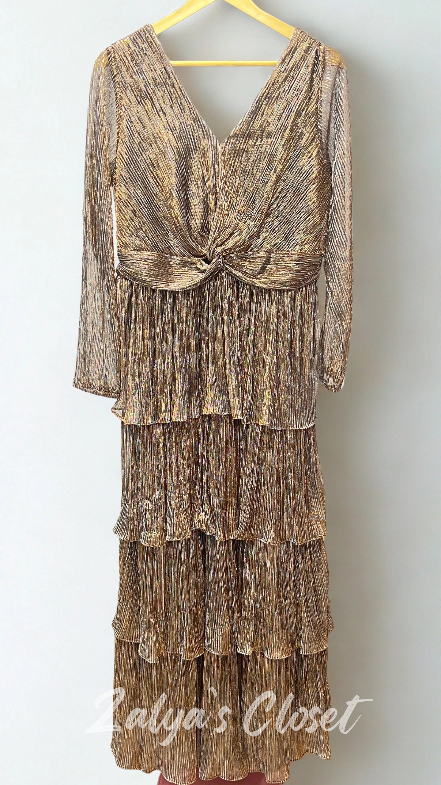 Tiered Party wear Gown image 5