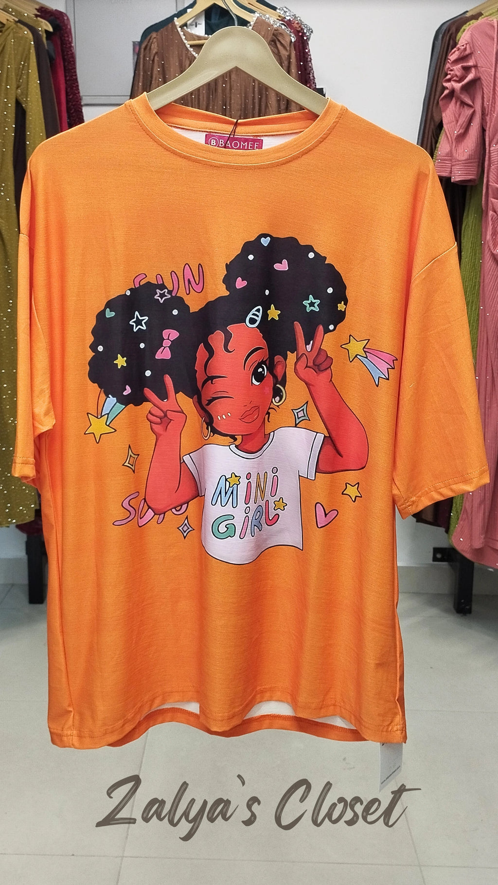 Funky Printed T-shirts - Orange3 image