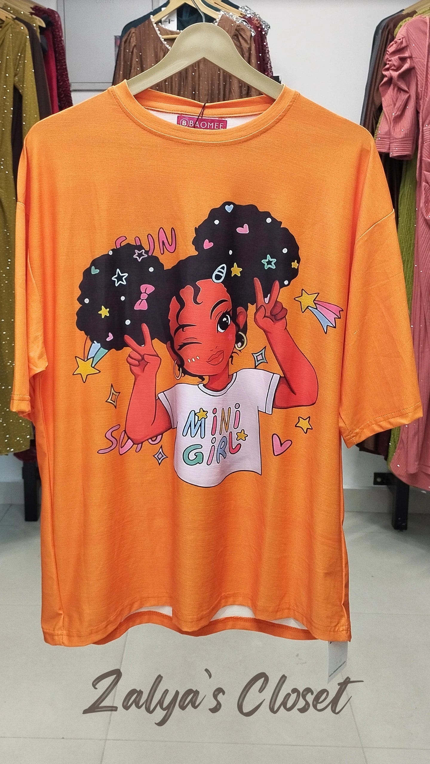 Funky Printed T-shirts - Orange3 image