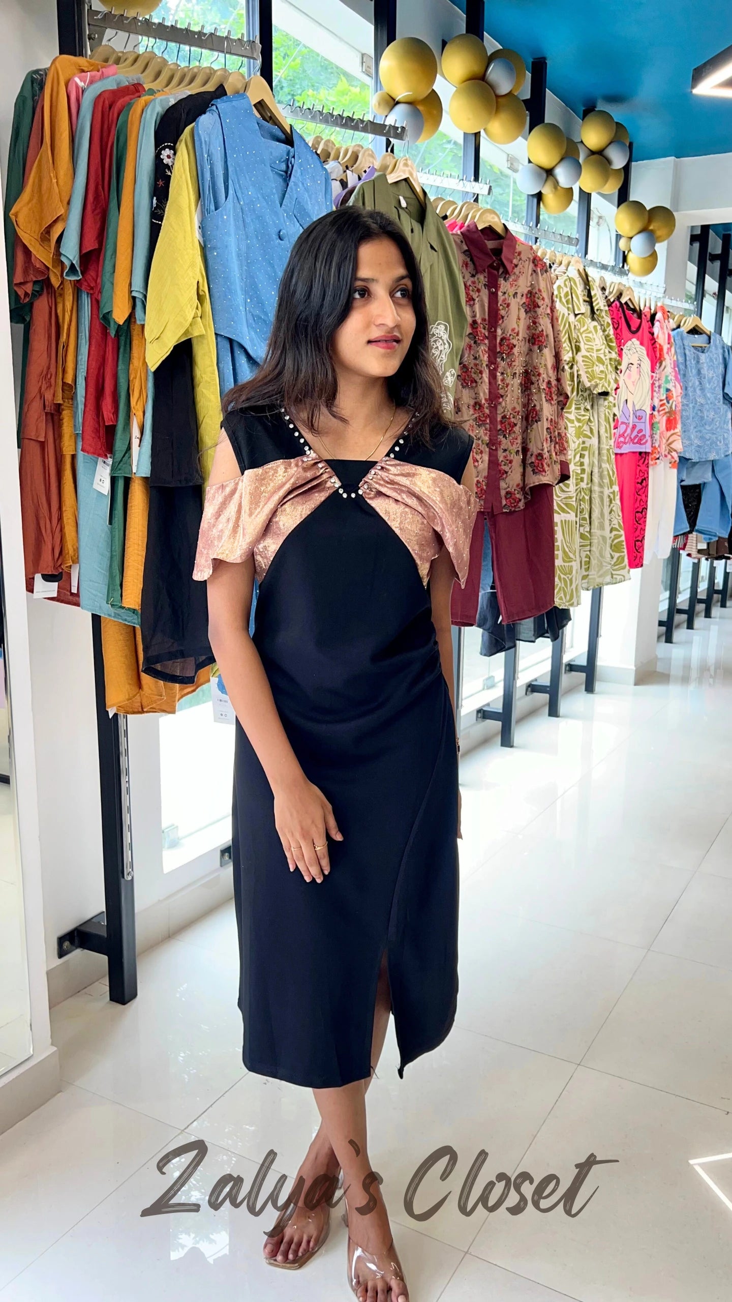 Imported Shiny Bodycon Dress image 4