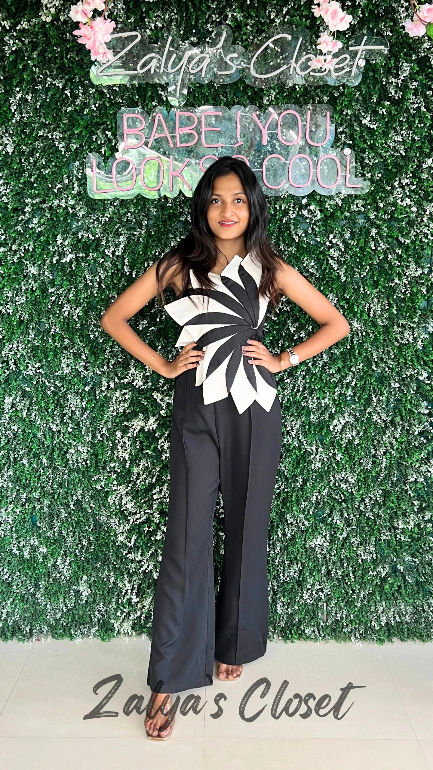 Imported Flower Designer Jumpsuit image 1
