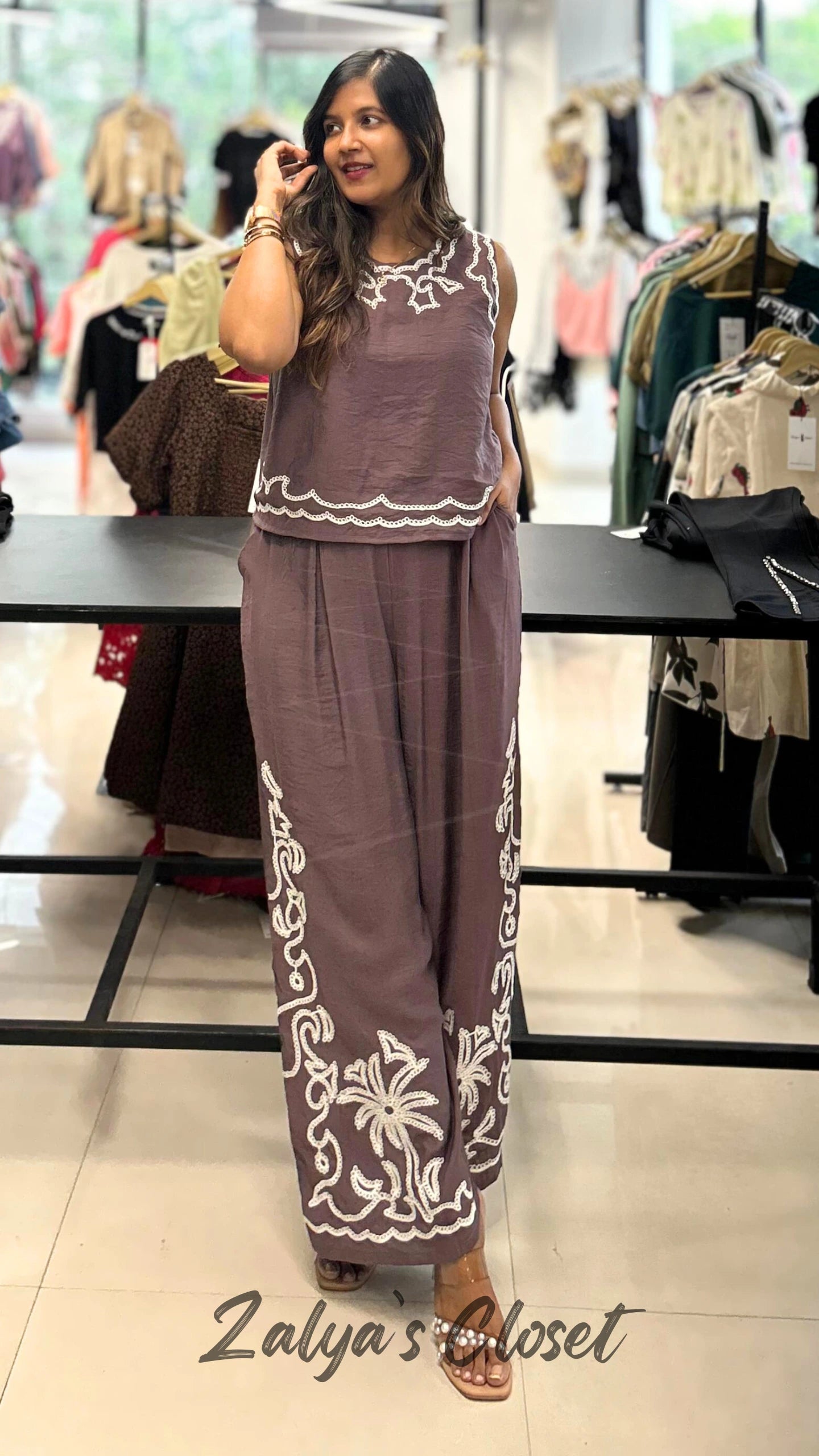 Embroidered Co-ord Set image 3