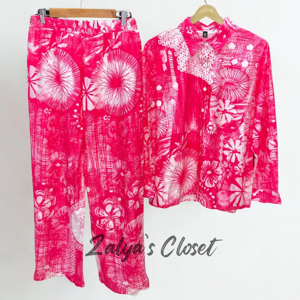 Imported Fully Printed Shirt and Pant Co-ord Set image 4