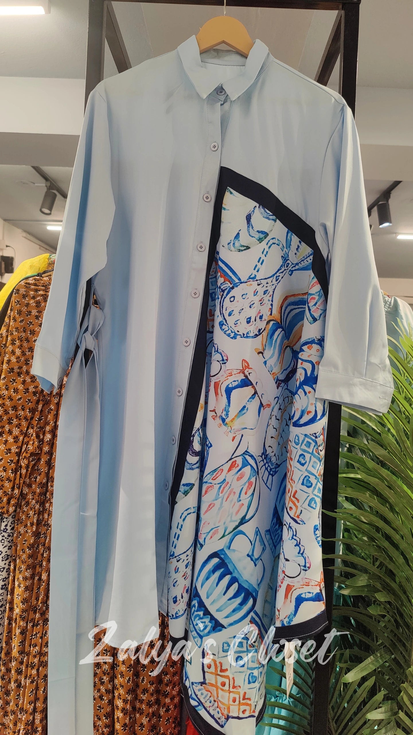 Asymmetric Long Shirt Imported image 17