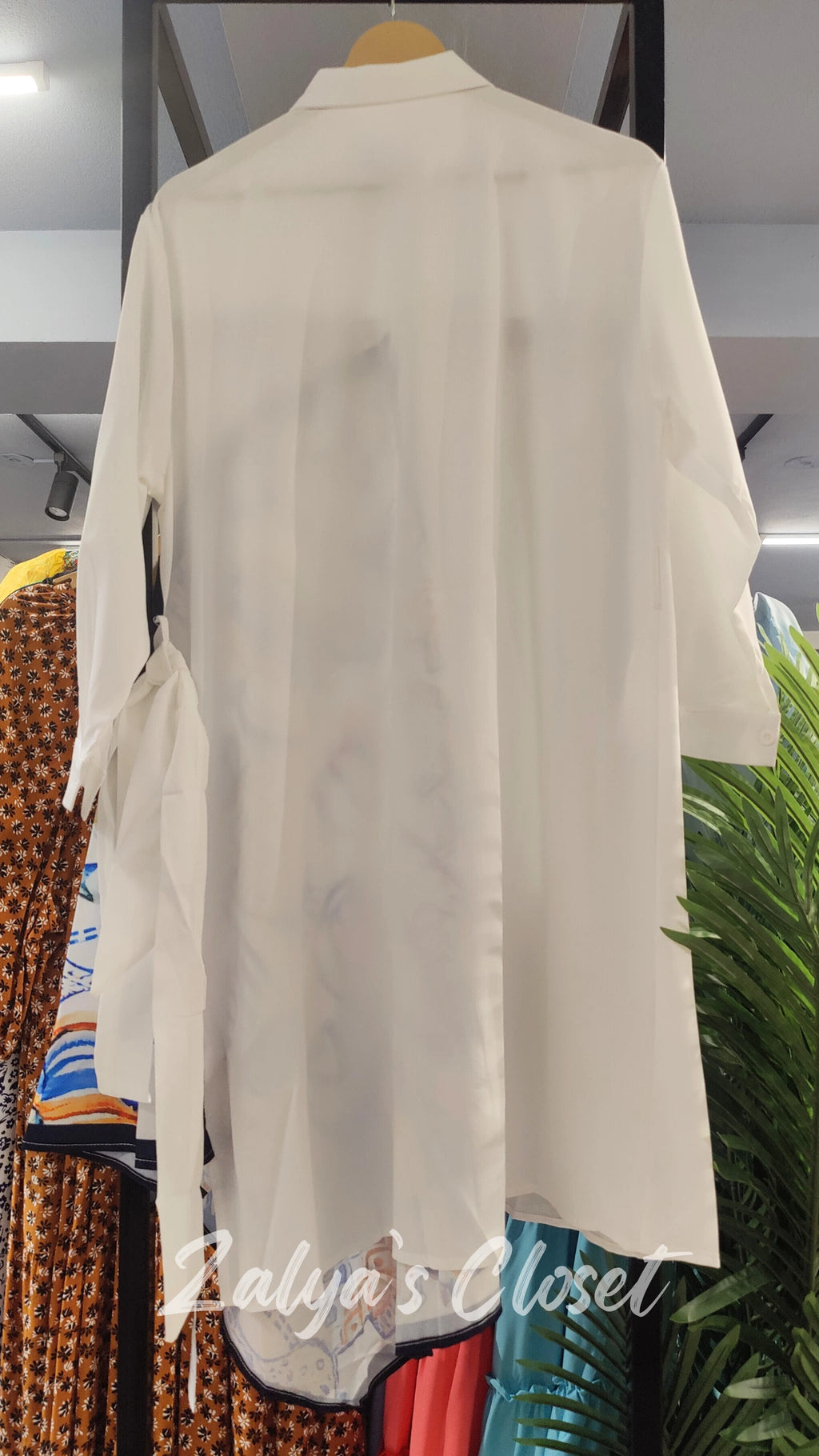 Asymmetric Long Shirt Imported image 9