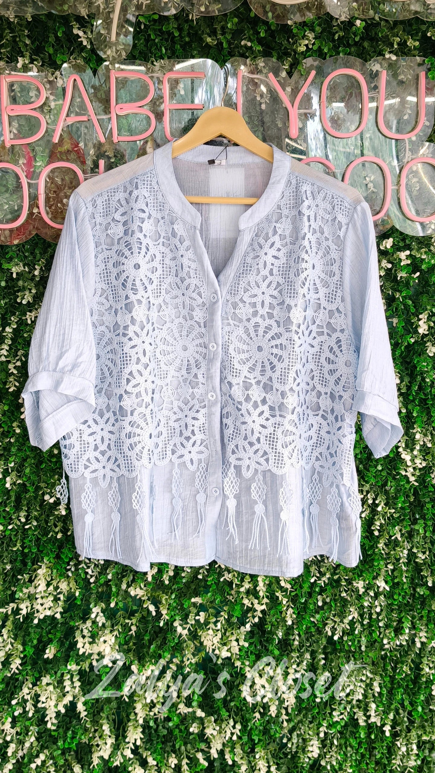 2 Layer Lace Design Tops