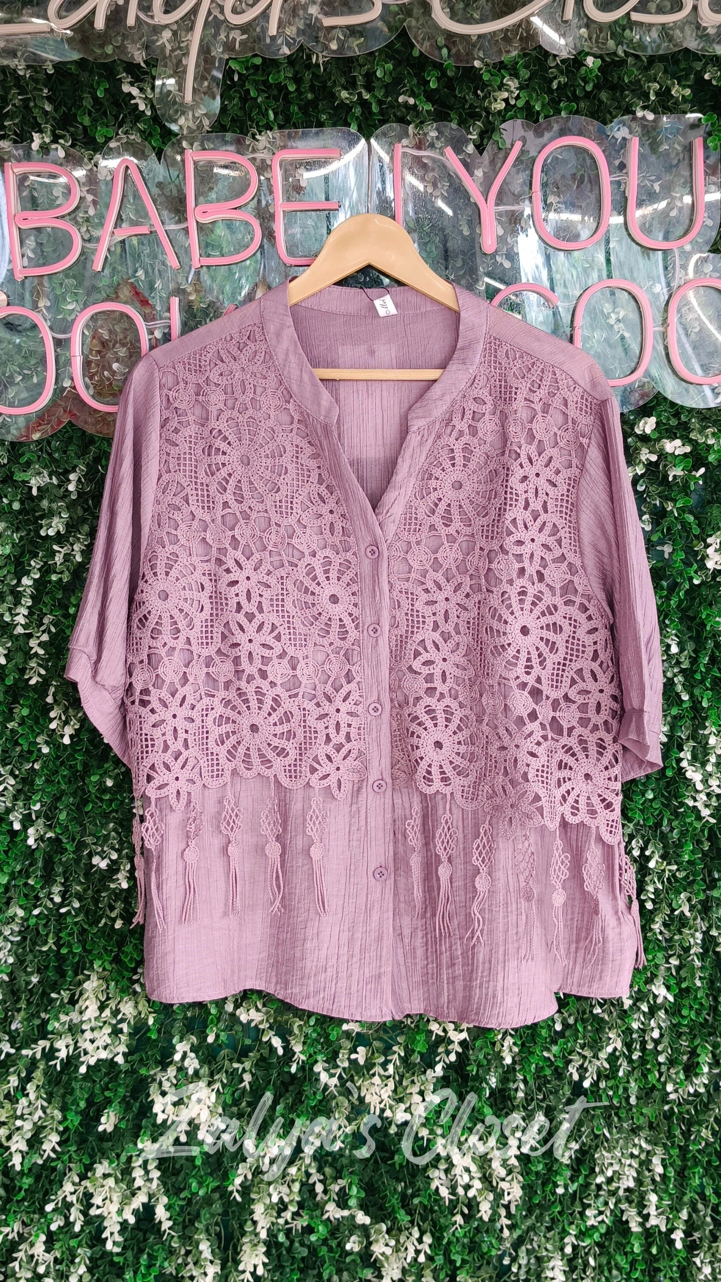 2 Layer Lace Design Tops