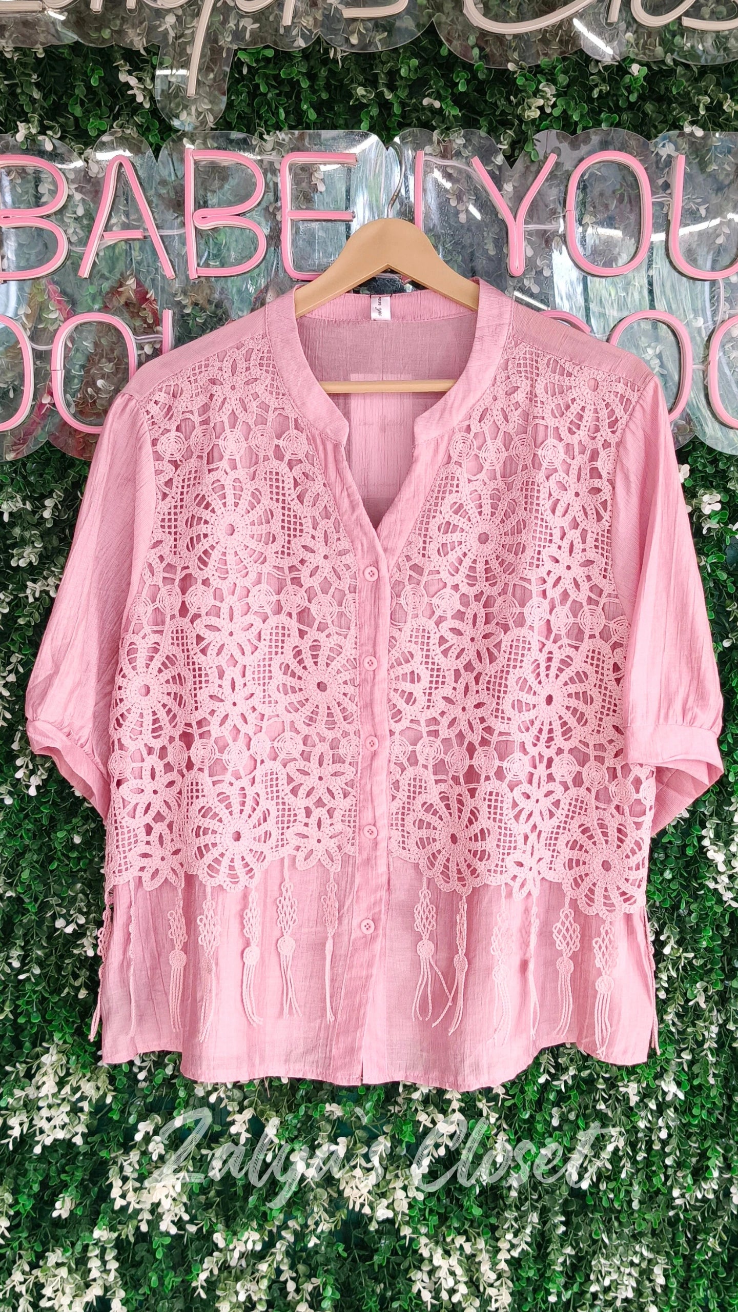 2 Layer Lace Design Tops