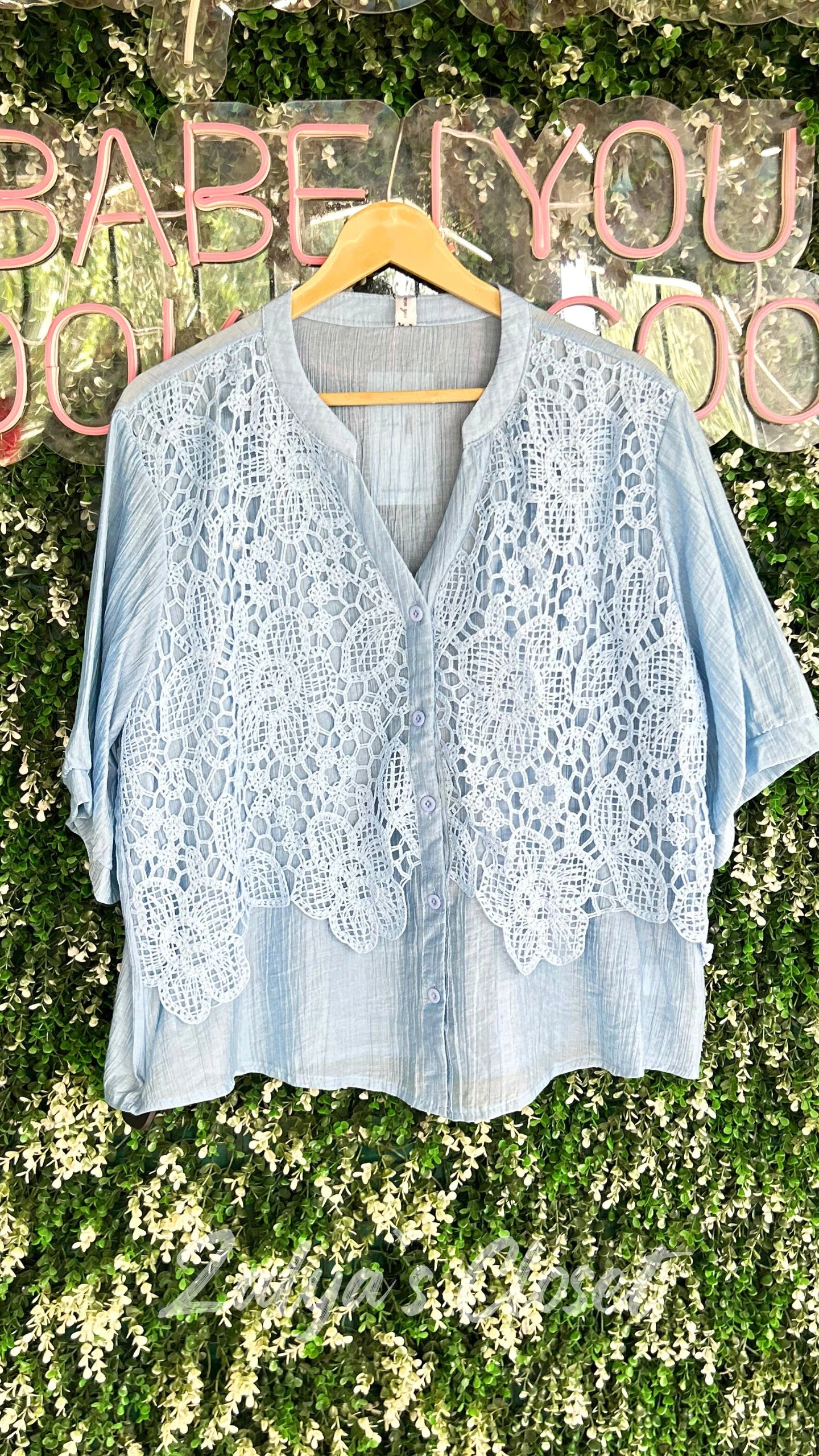 2 Layer Lace Design Tops