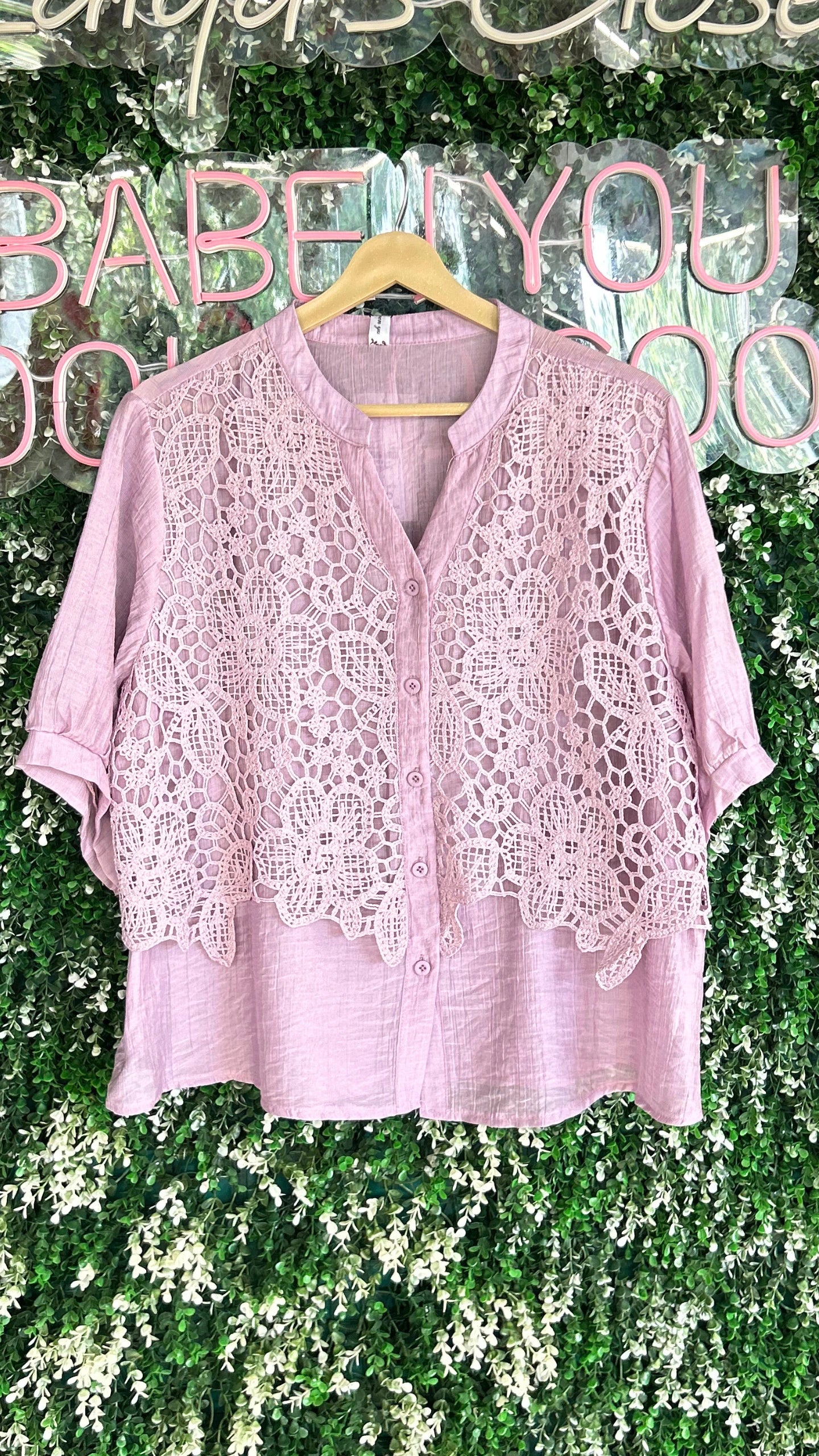 2 Layer Lace Design Tops