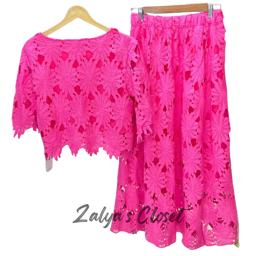 Imported Lace Top and Skirt Set image 2