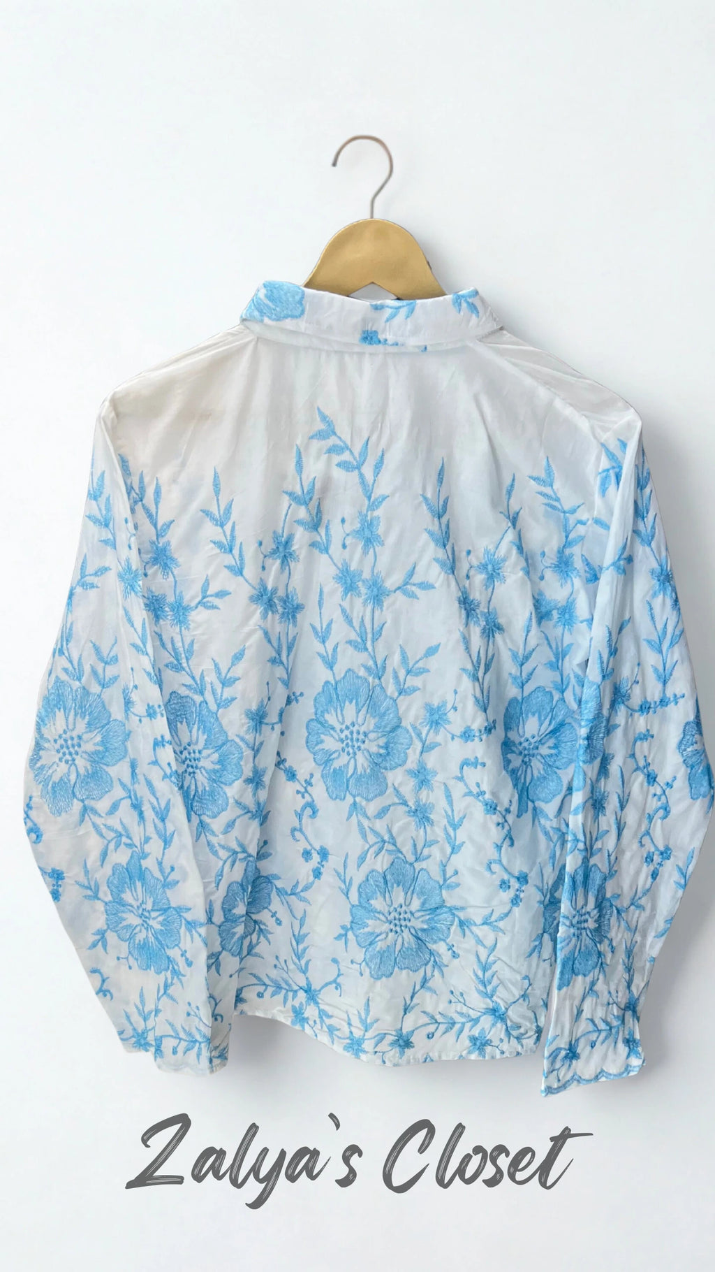 Flower Embroidered Tops image 9