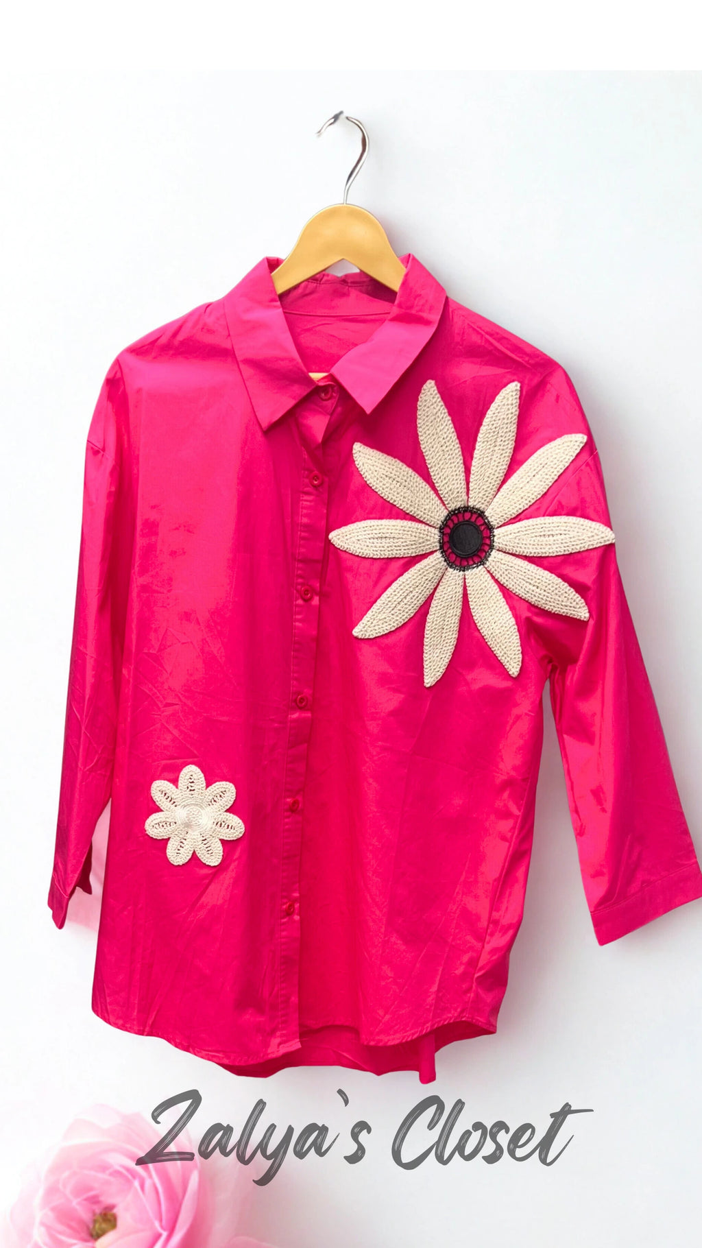 Imported Shirt with Flower Design image 4
