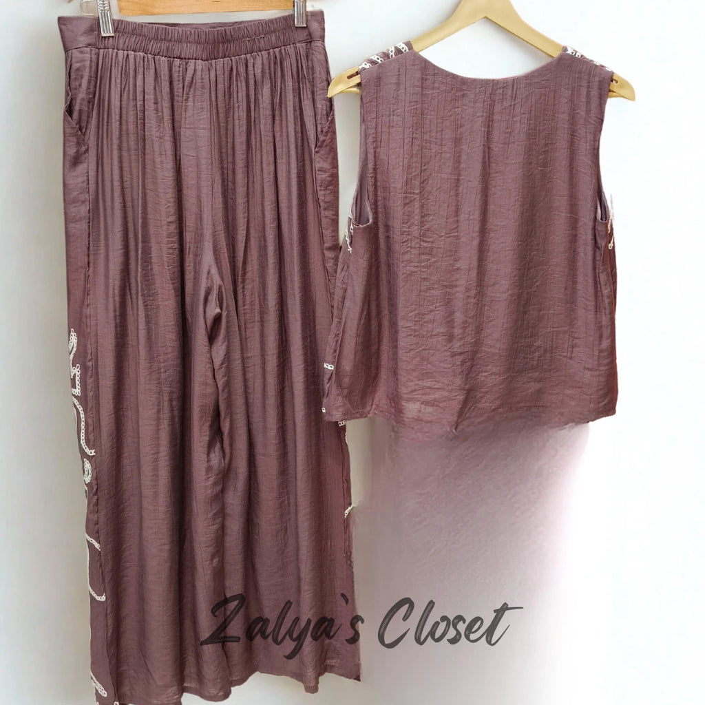 Embroidered Co-ord Set image 6