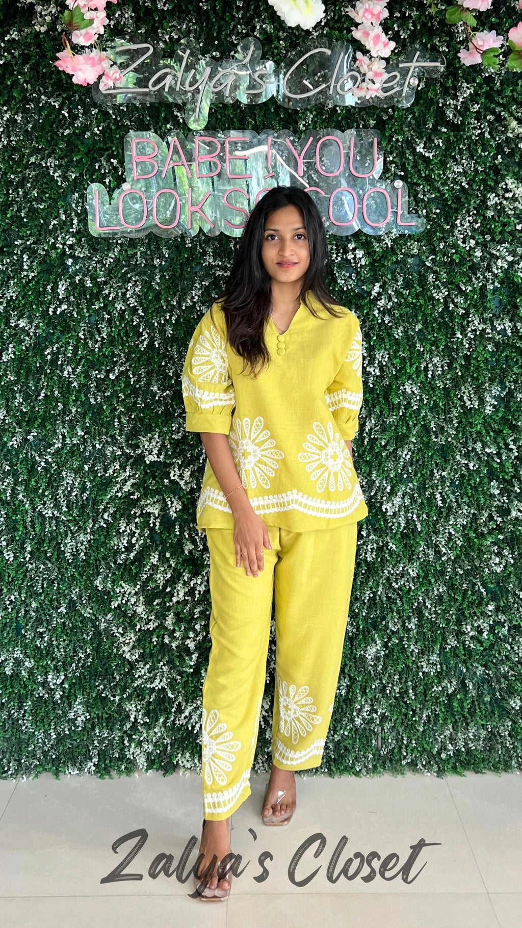 Cropped Pant and Top Co-ord Set image 1