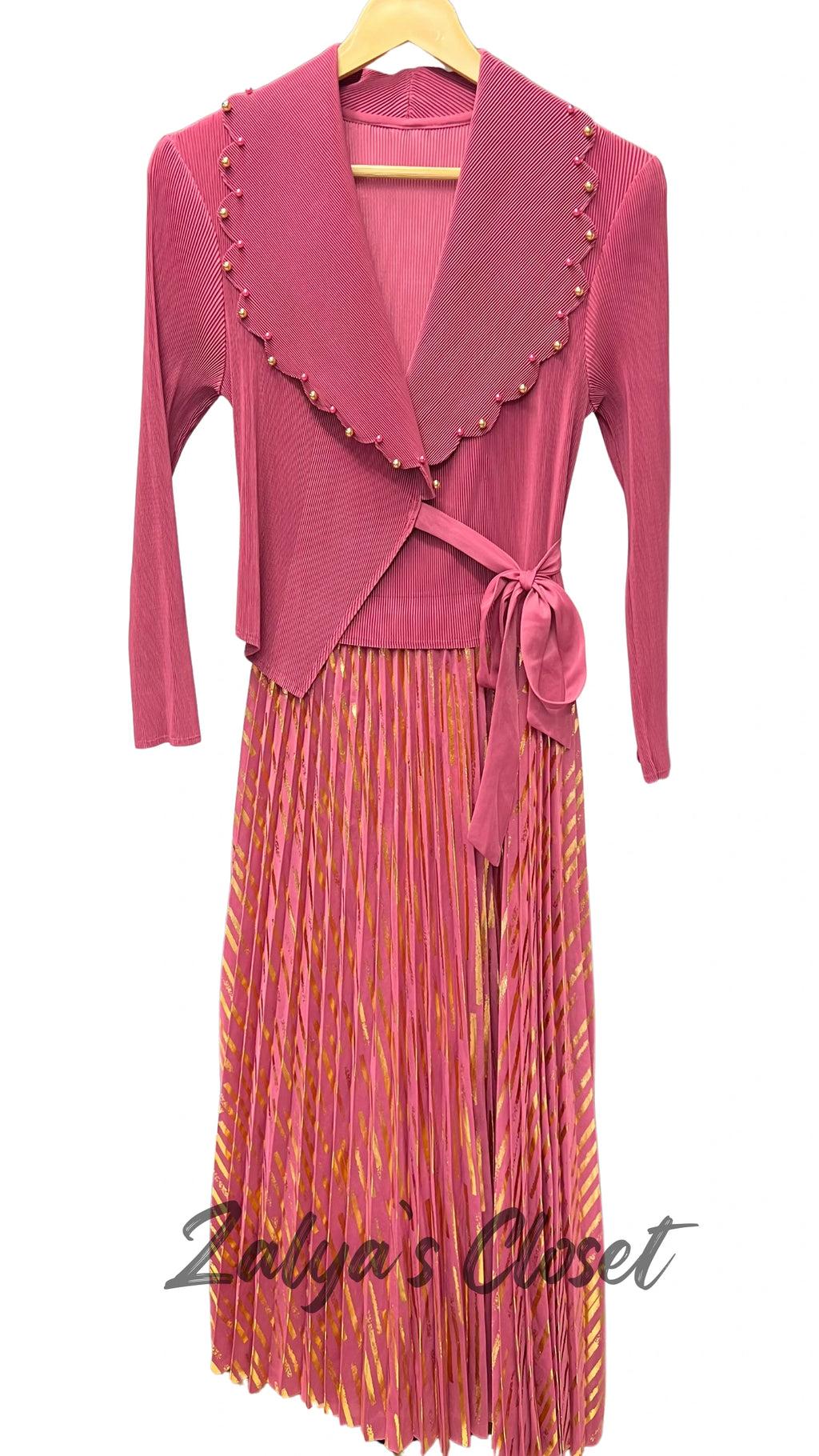 Imported Party Wear Foil Work Magic Dress image 1