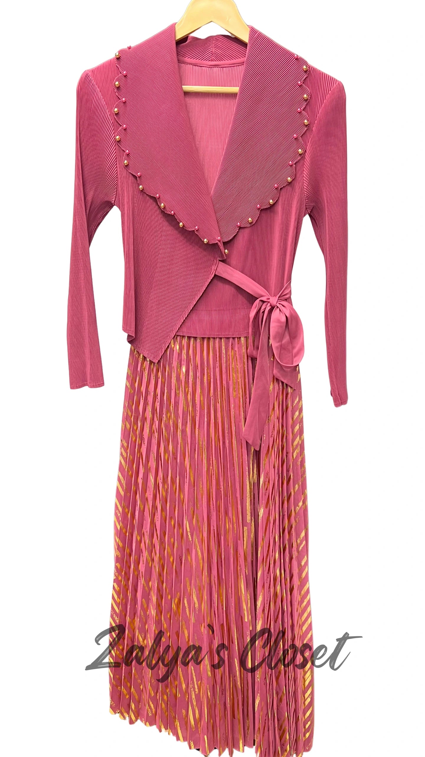 Imported Party Wear Foil Work Magic Dress image 1