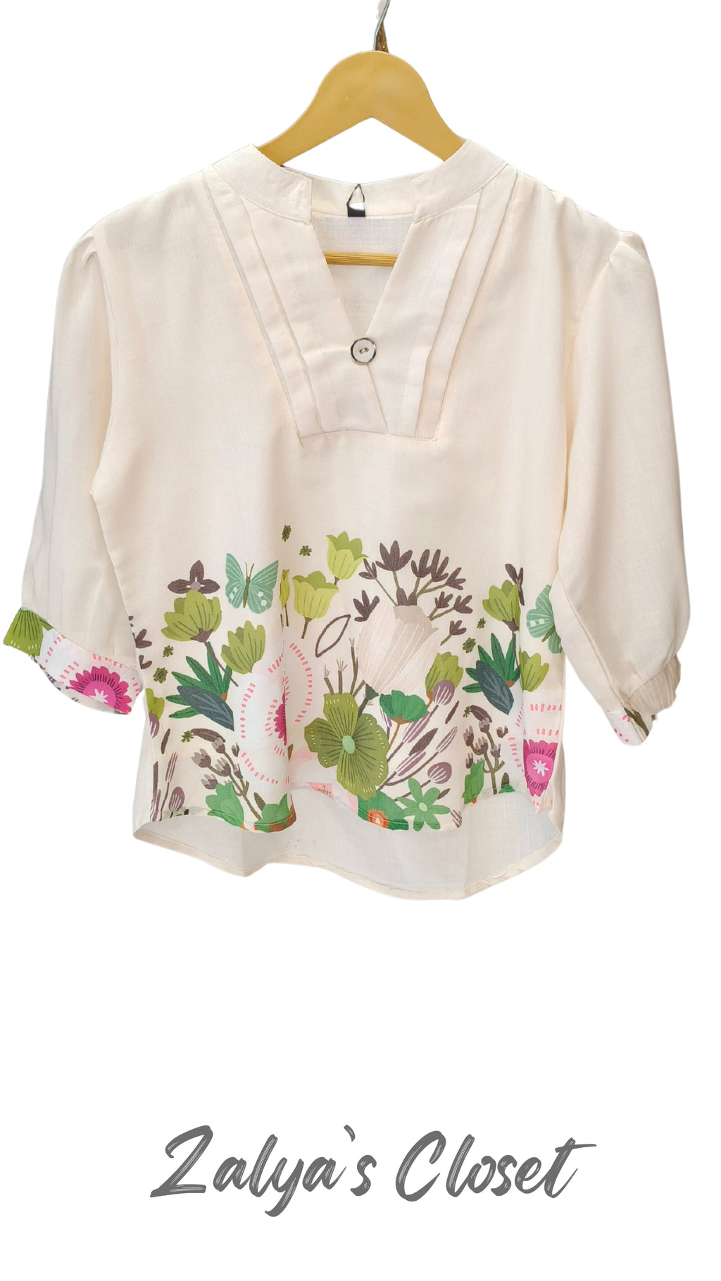 Tops with Bottom Flower Prints image 5