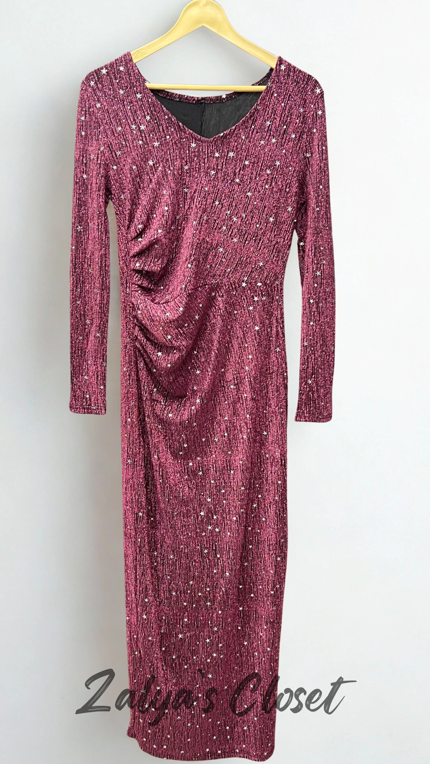 Imported Shimmer Bodycon Dress image 6