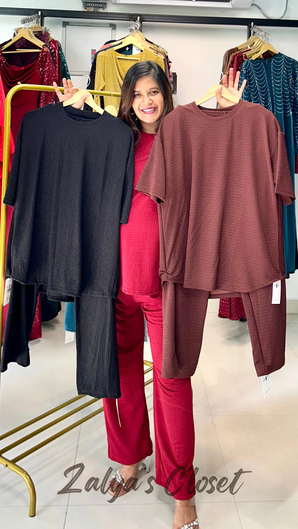 Solid Color Co-ord Set image 3