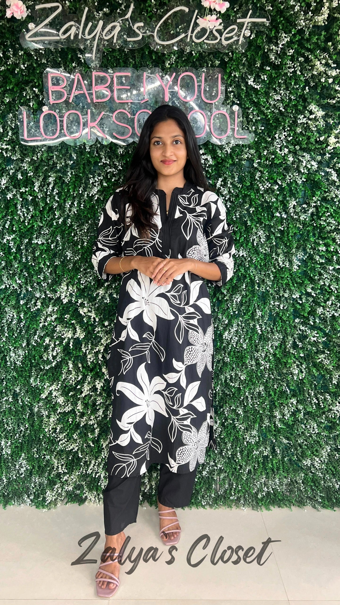 Cotton printed Kurti and Pant Co-ord Set image 2