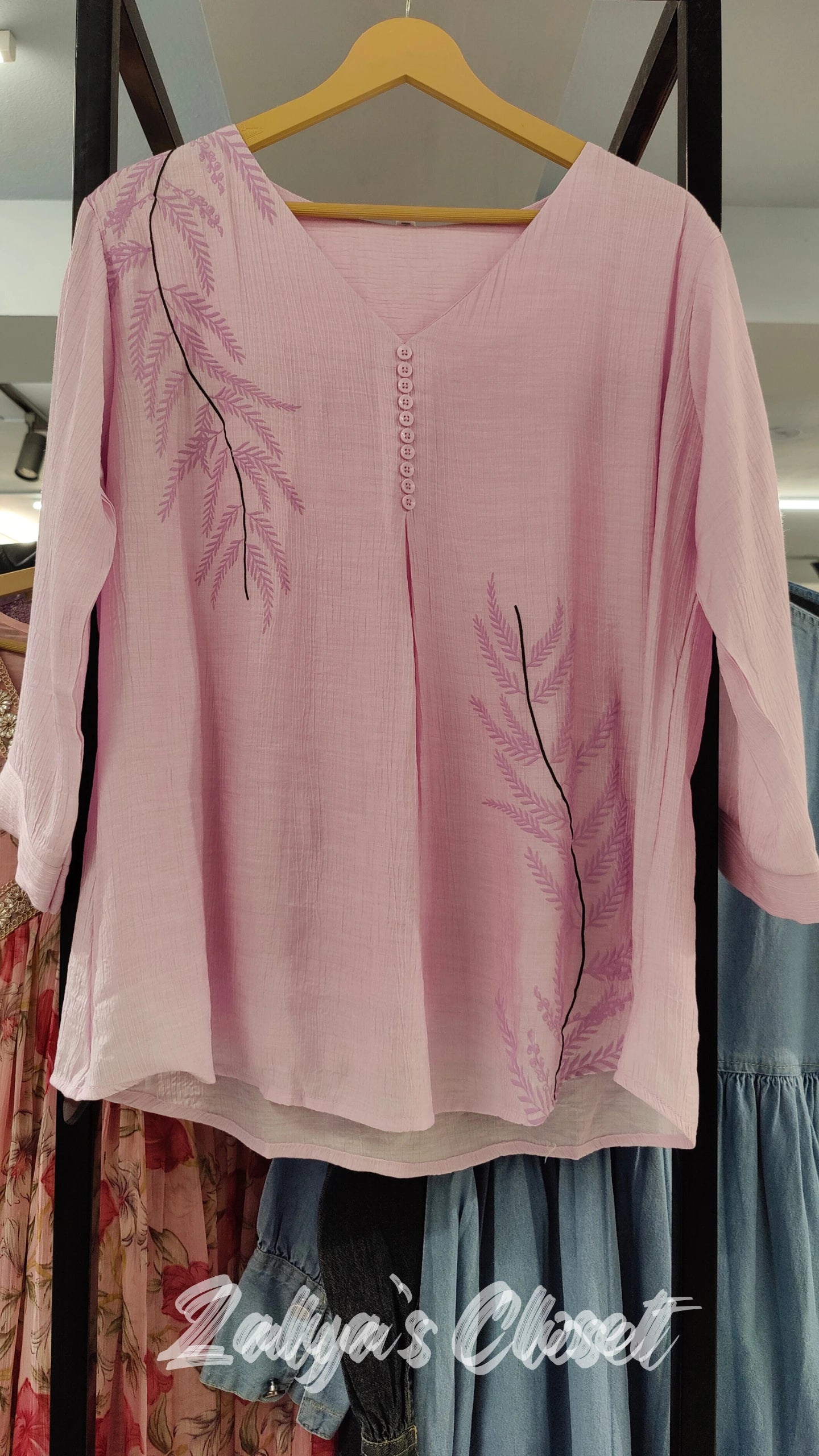 Top With Embroidery Design image 2