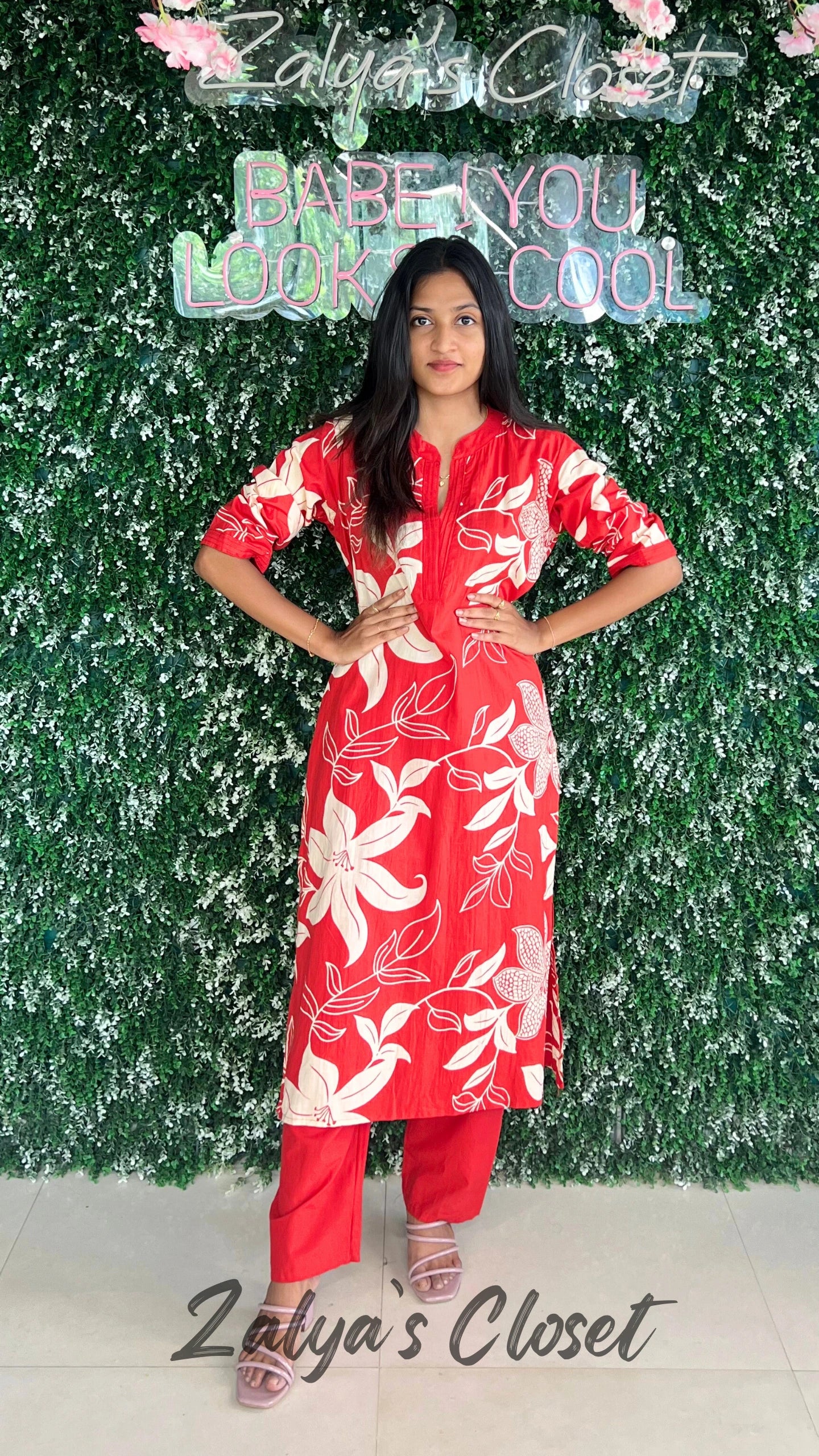 Cotton printed Kurti and Pant Co-ord Set image 3