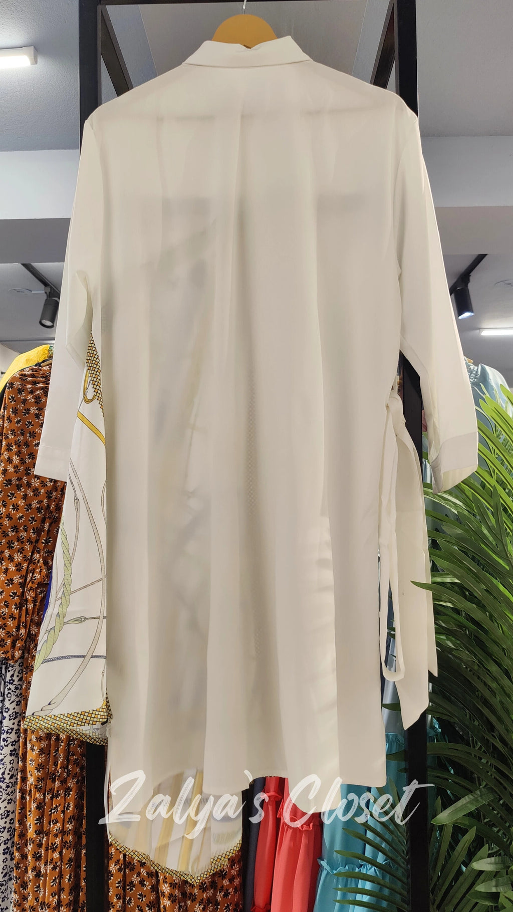 Asymmetric Long Shirt Imported image 20