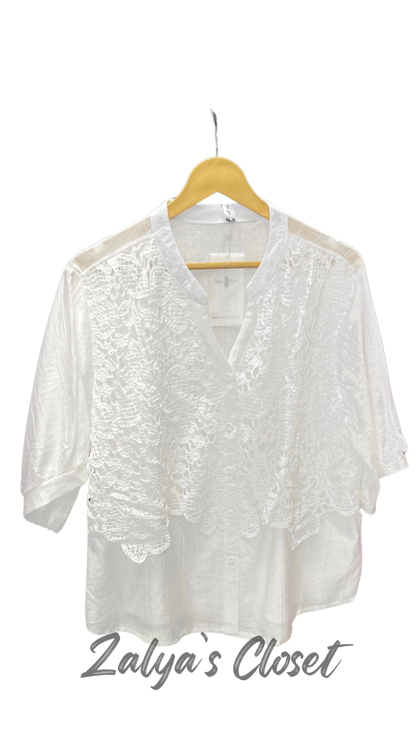 Imported Lace Work Tops image 1