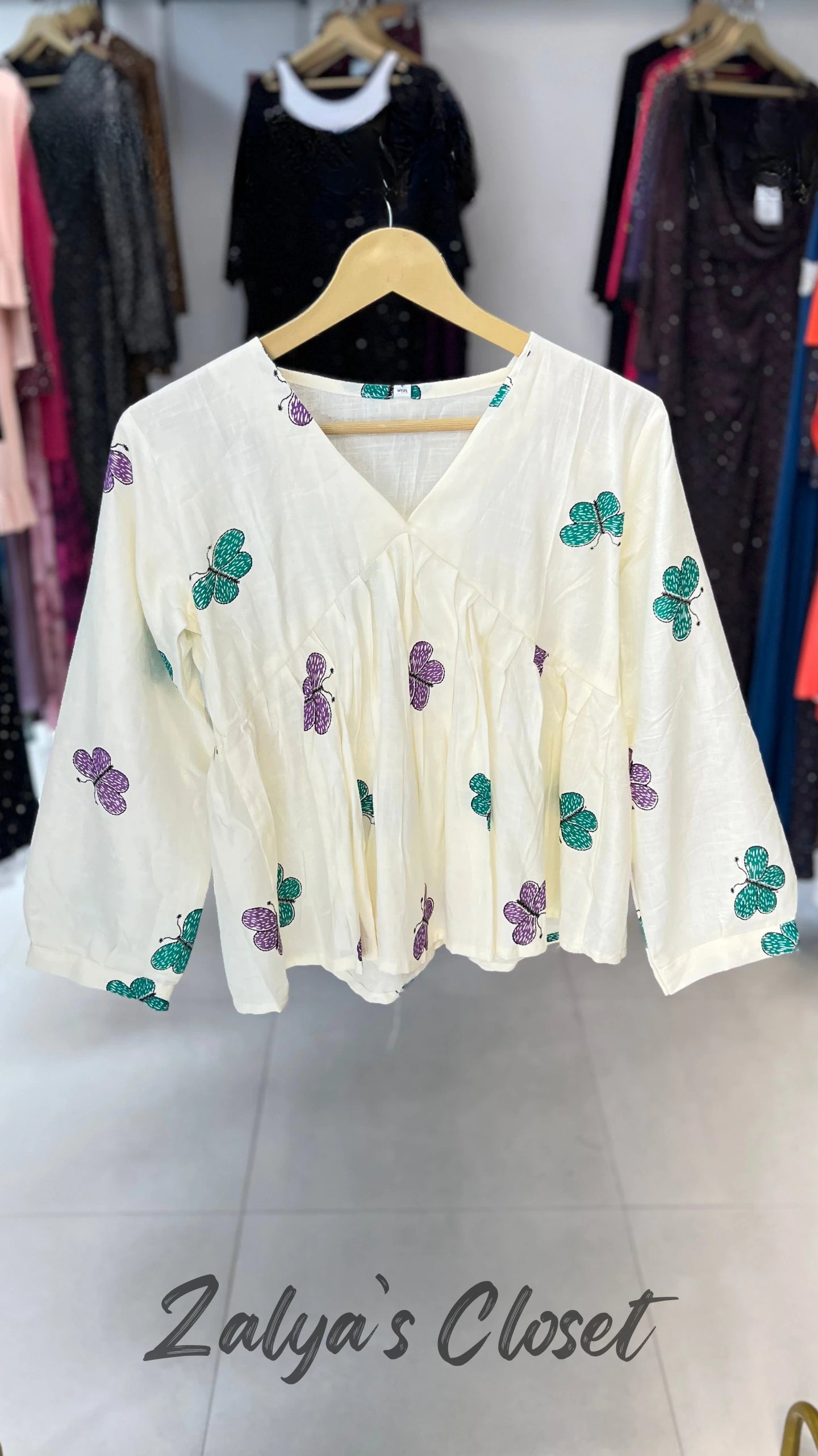 Butterfly White Tops image 8