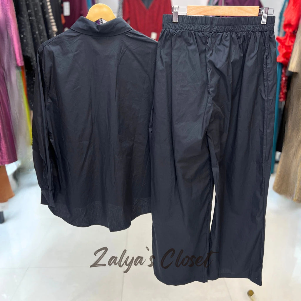 Imported Denim Co-ord Set with Embroidery Detailing image 4