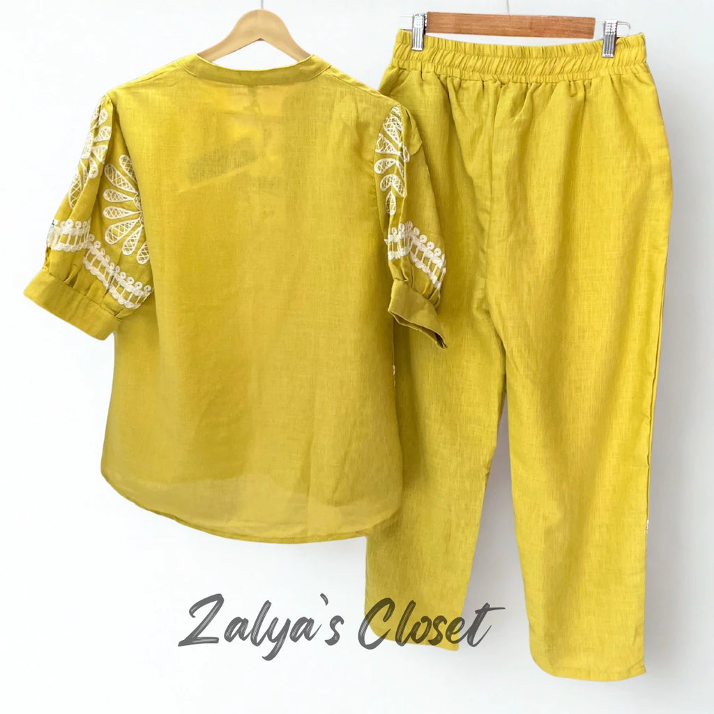 Cropped Pant and Top Co-ord Set image 11