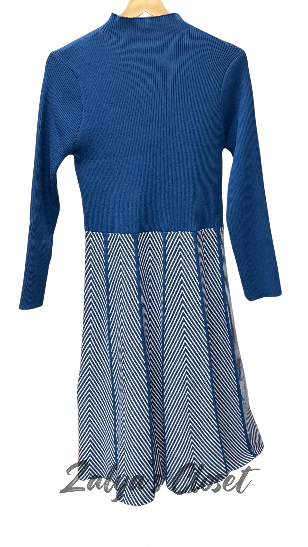 Imported Striped Dress with Belt image 3