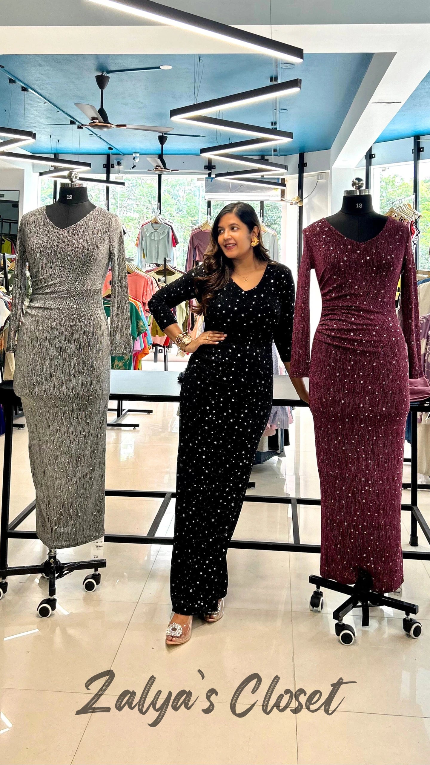 Imported Shimmer Bodycon Dress image 2