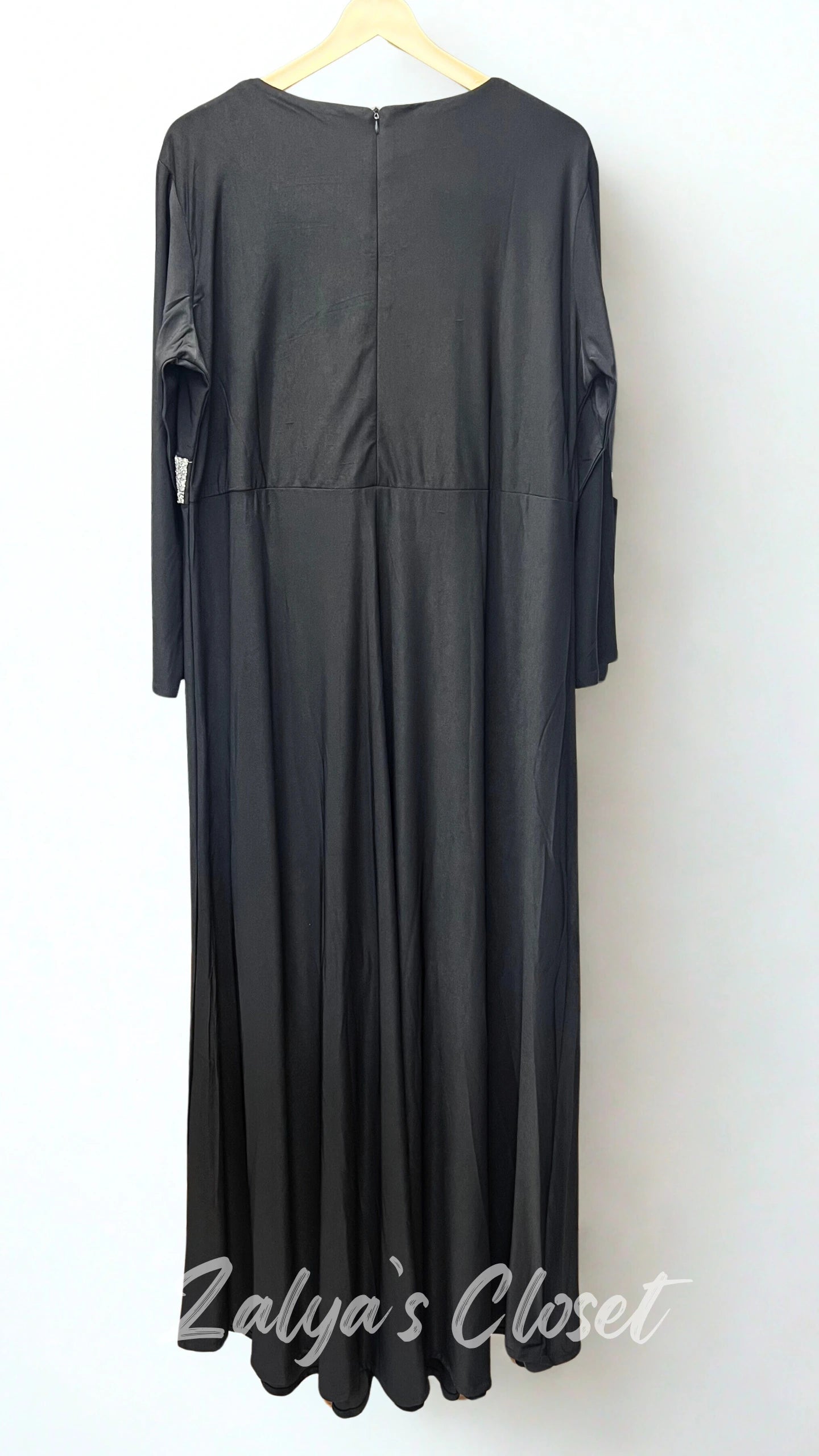 Side Stone work Party Wear Long Dress image 3