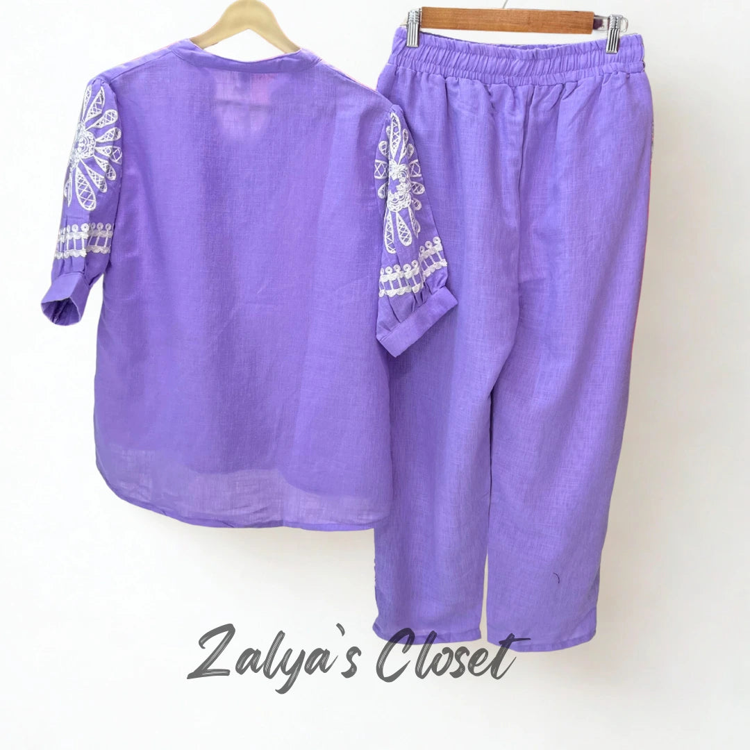 Cropped Pant and Top Co-ord Set image 12