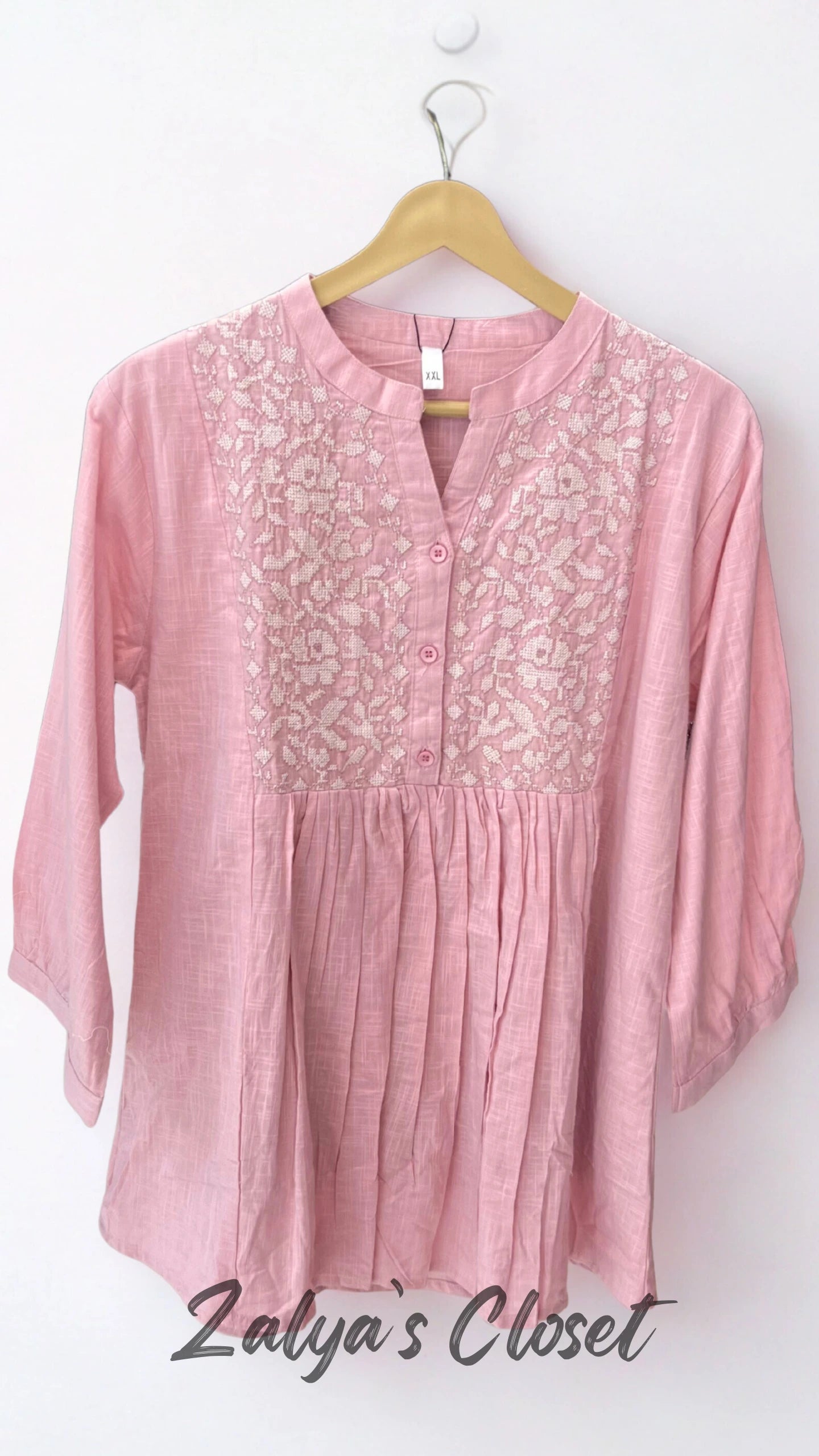 Peplum Style Tops - Pink, 40-44 image