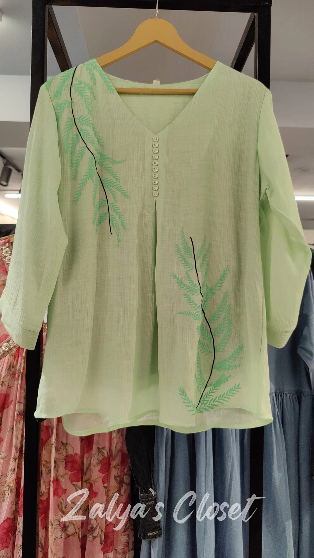 Top With Embroidery Design image 3