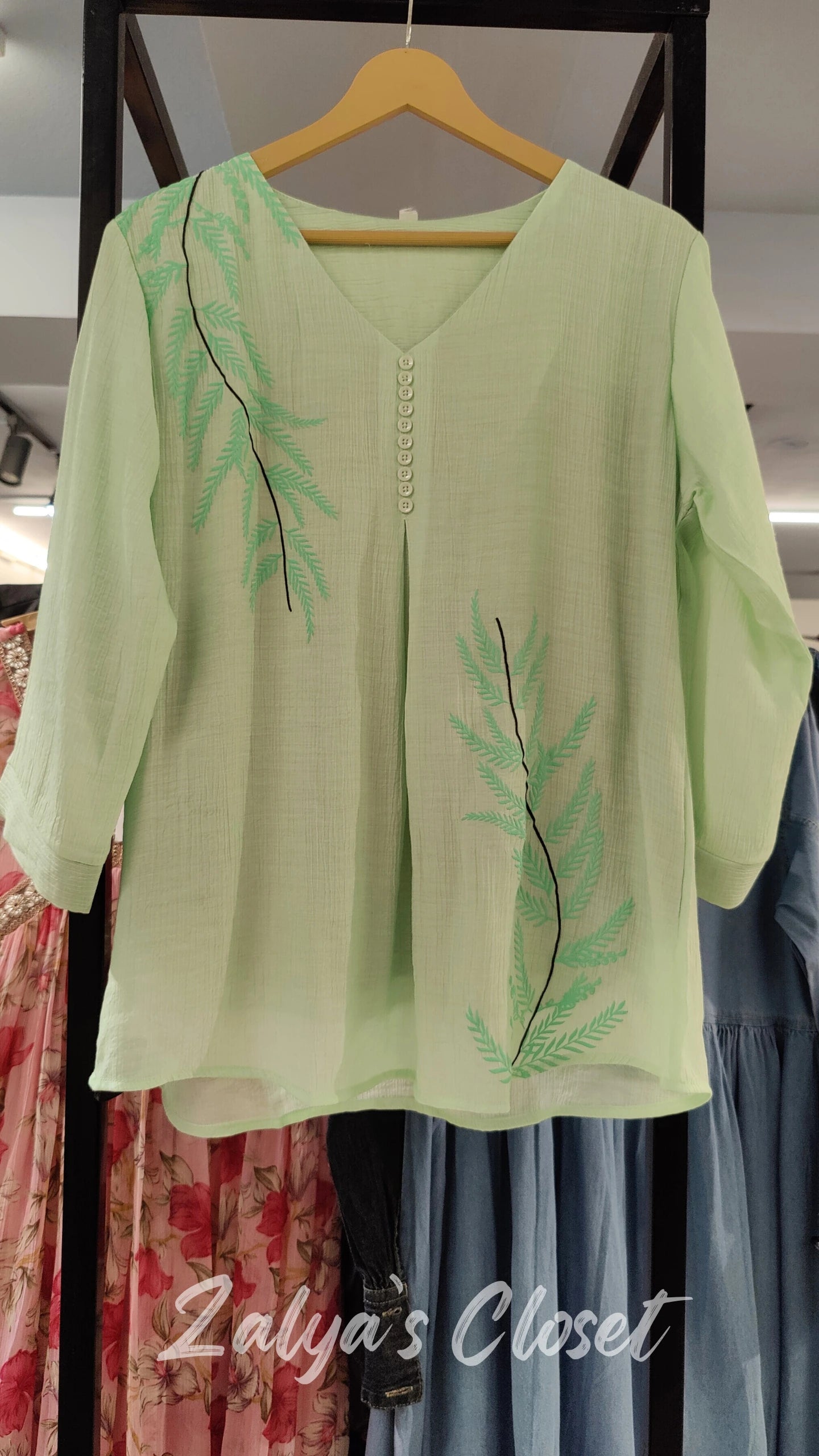 Top With Embroidery Design image 3