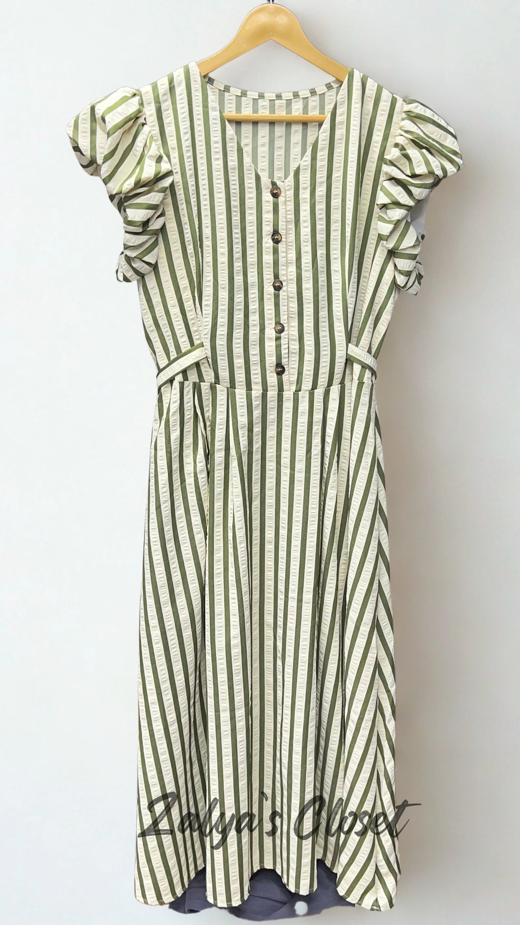 Imported Korean Striped Dress image 11