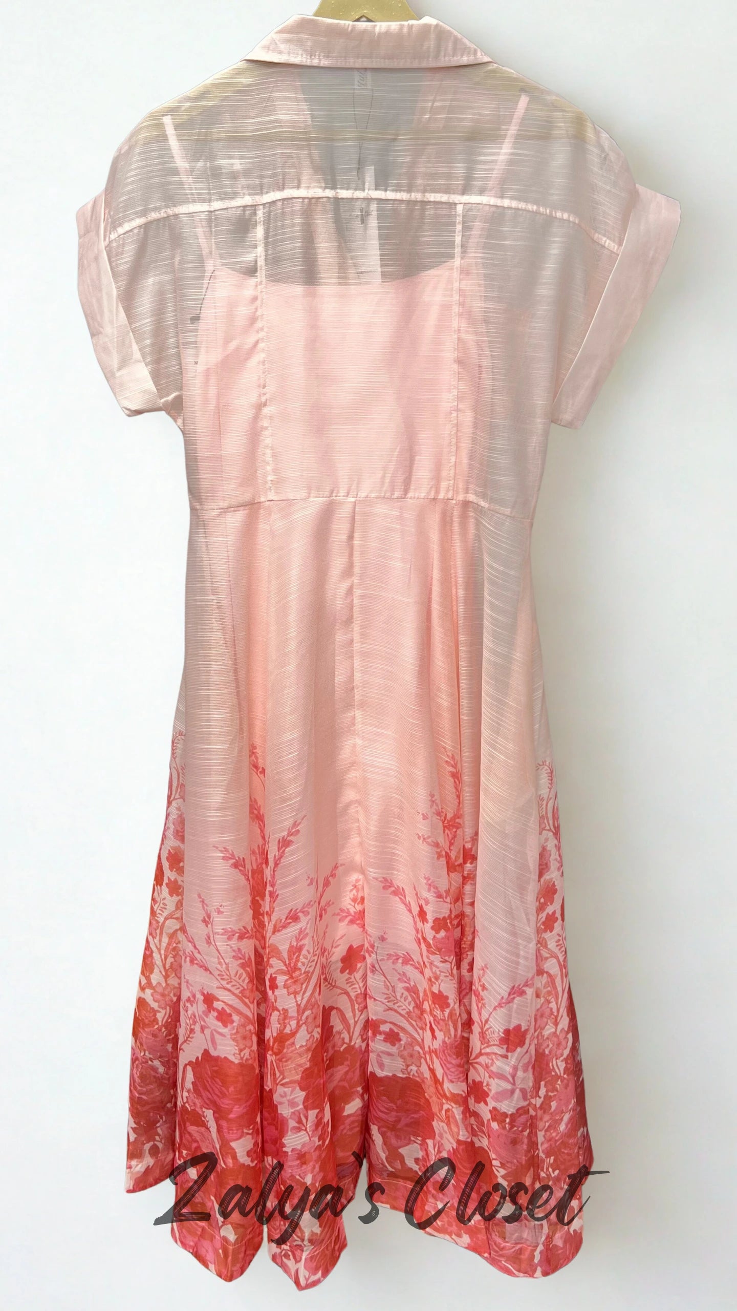 Imported Printed Dress with Inner and Belt image 10